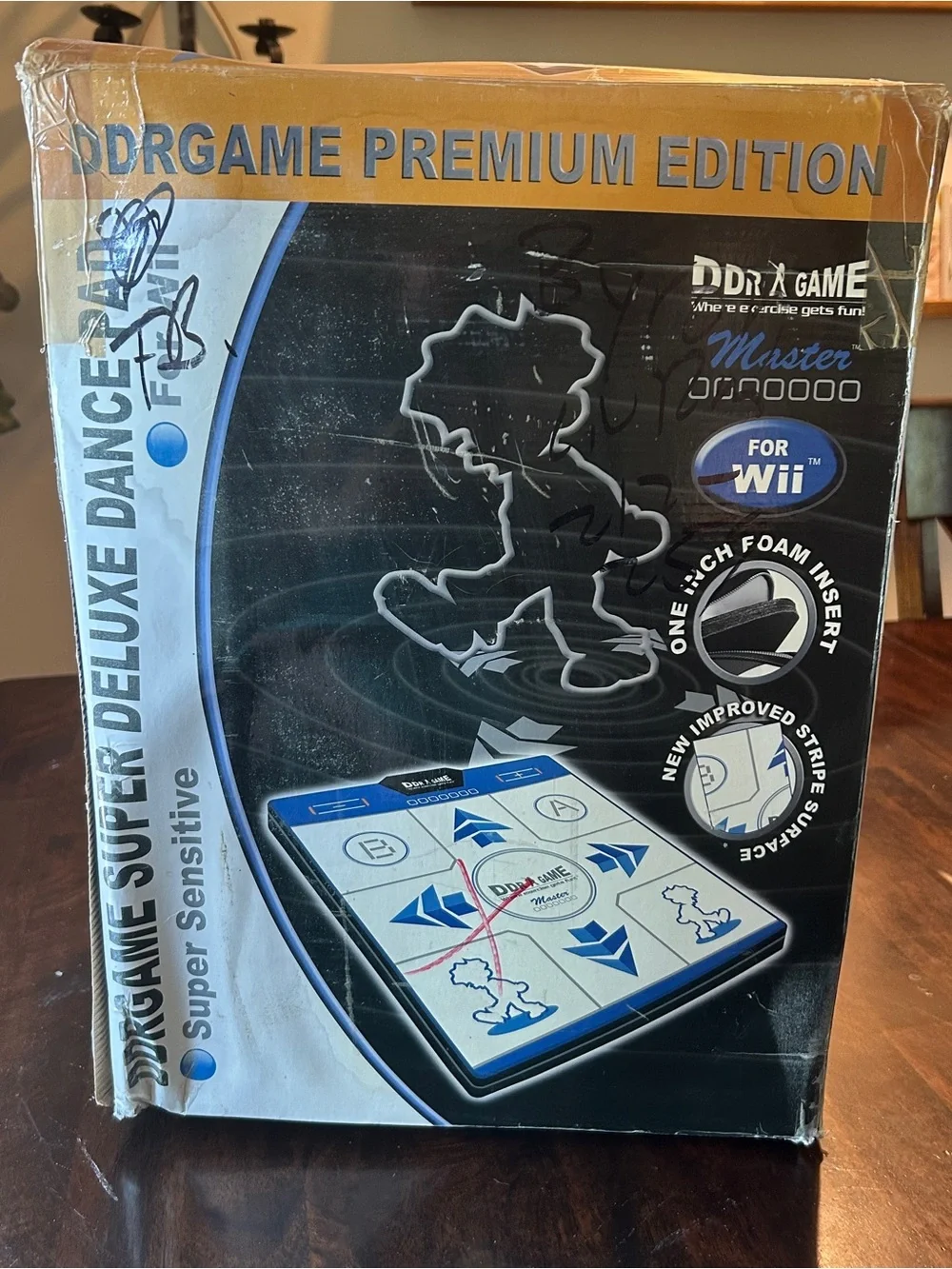 Premium Edition Dance Pad for Wii - Black & Blue